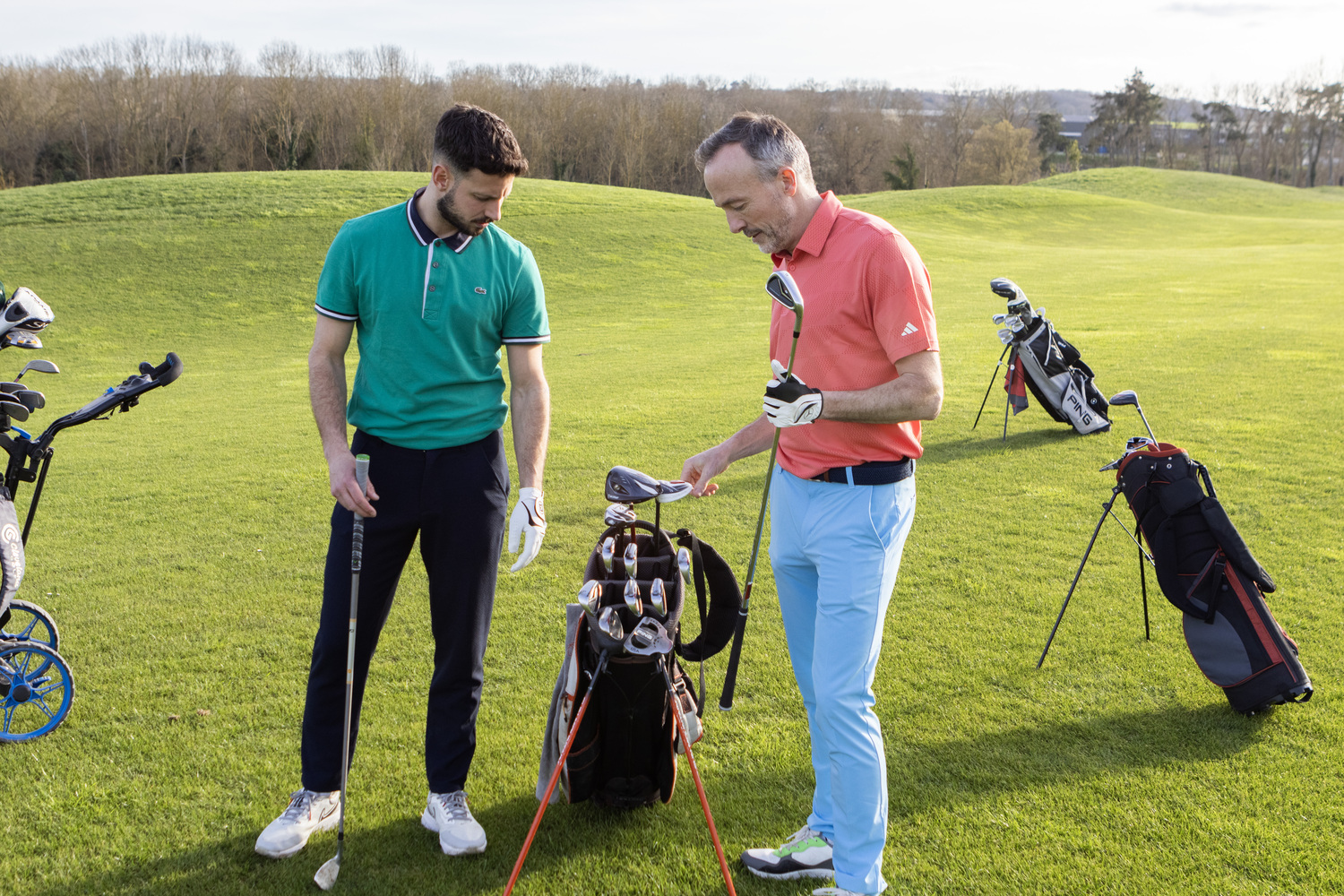 Parcours de golf pour seniors à Plaisir, Yvelines.